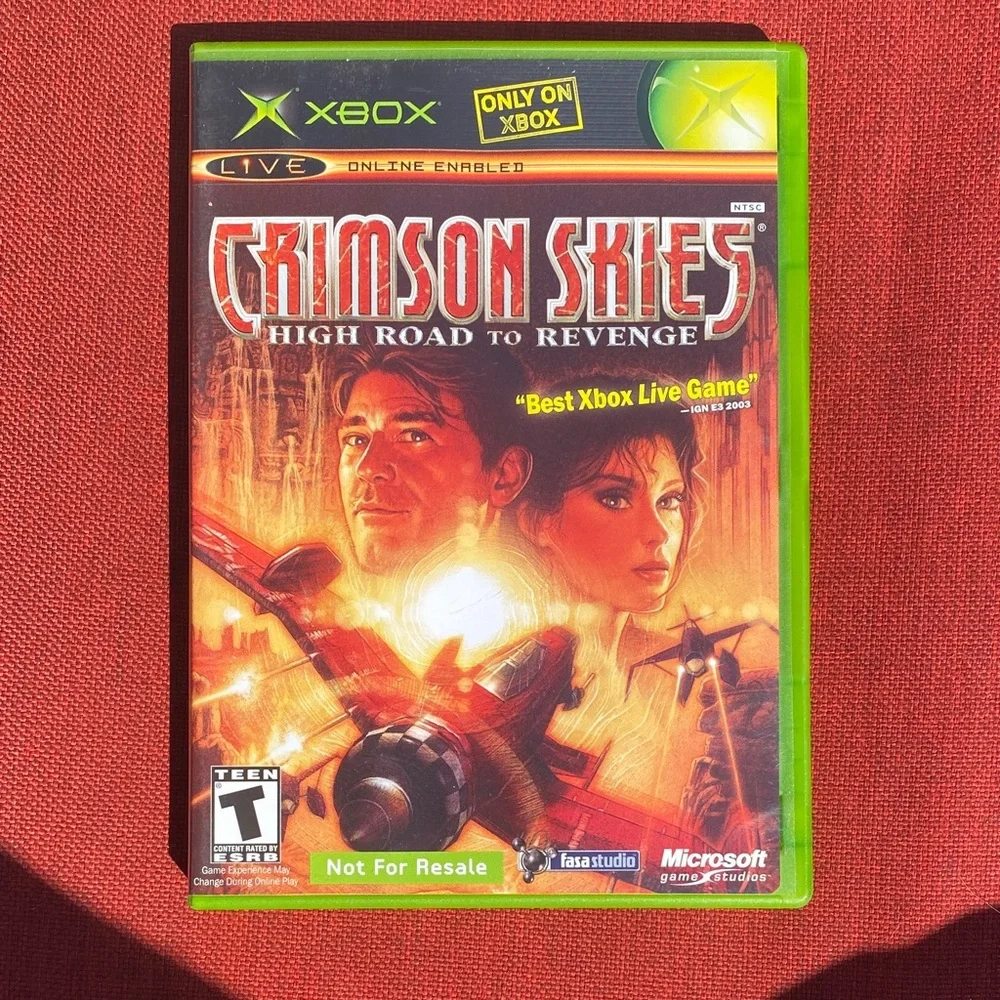 Microsoft Xbox Game - Crimson Skies High Road to Revenge